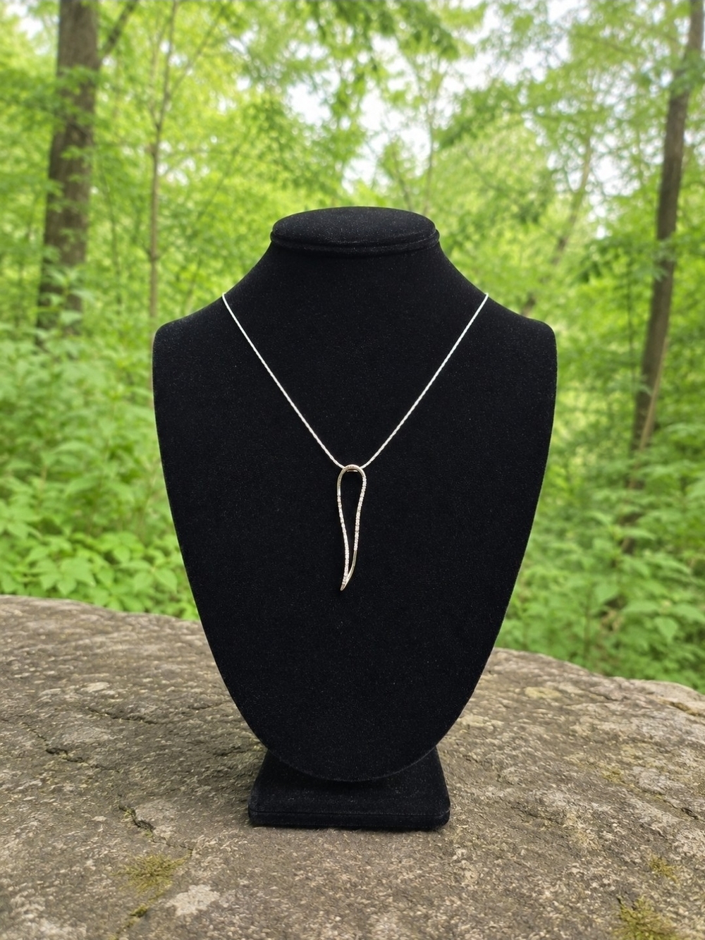 14K White Gold Diamond Pendant Necklace – 8.71g